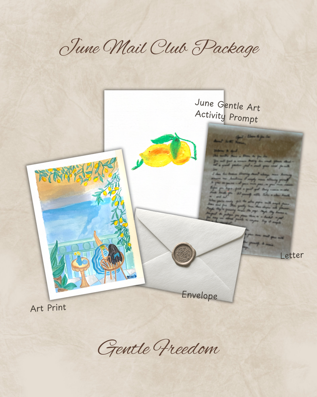 June Mail Club - Gentle Freedom